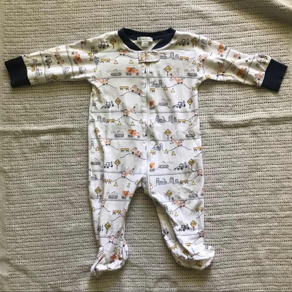 kissy kissy zipper onesie